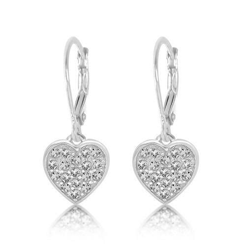 Classic Heart Leverback Earrings