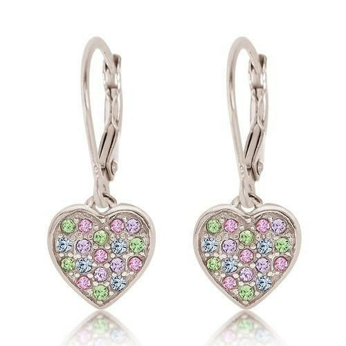 Classic Heart Leverback Earrings