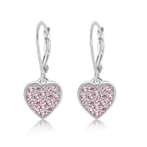 Classic Heart Leverback Earrings