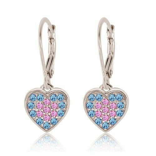 Classic Heart Leverback Earrings