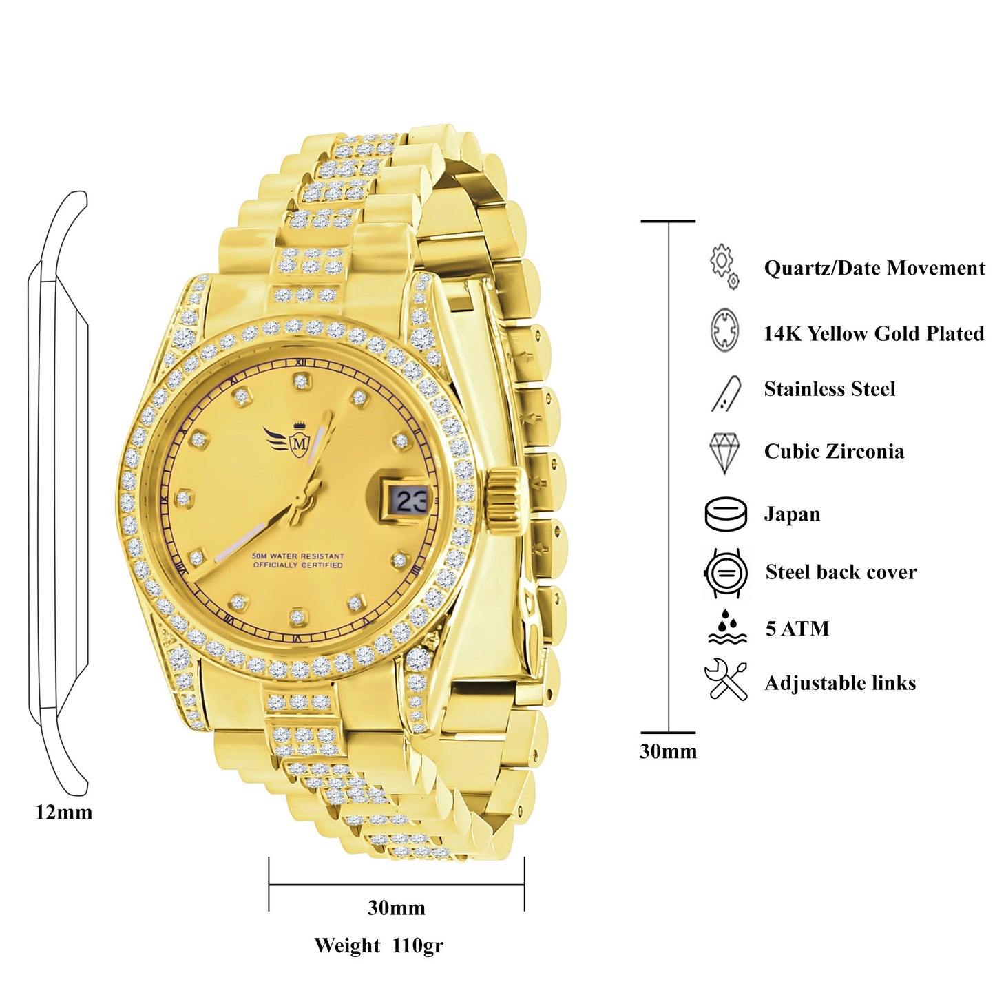 ANGELICA STEEL WATCH | 530602