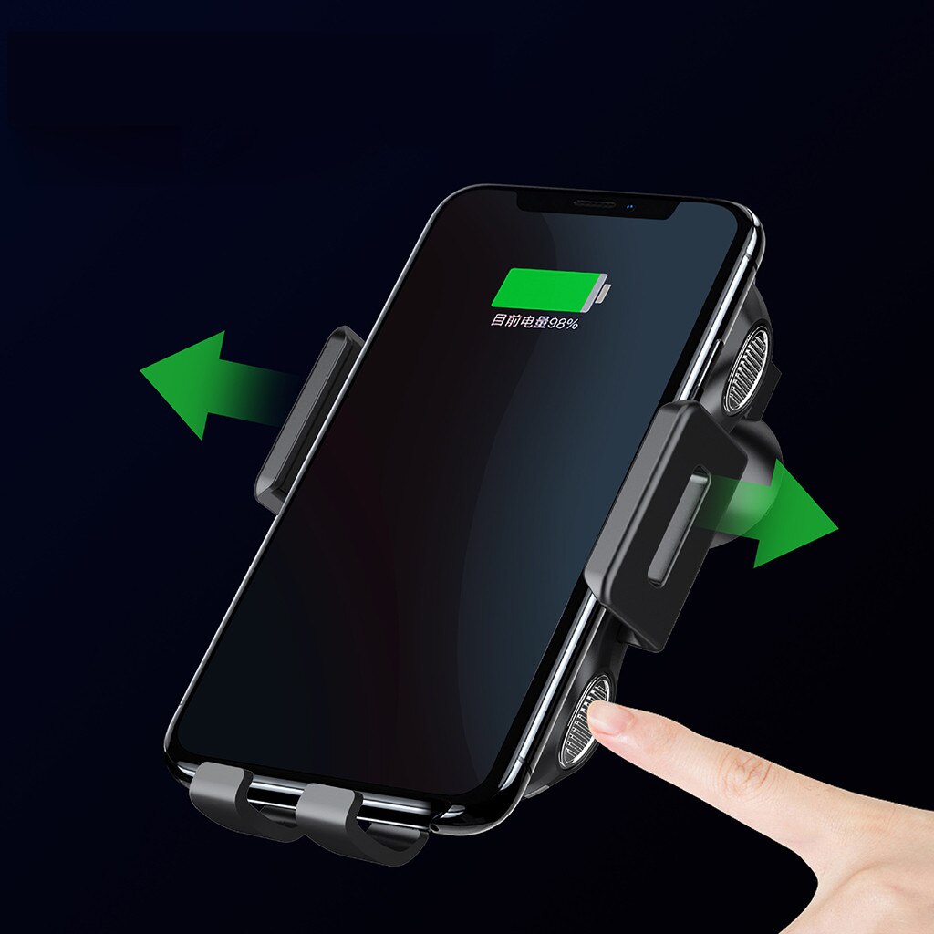 Air Vent Car Automatic Clamping Wireless Charging Phone Holder for