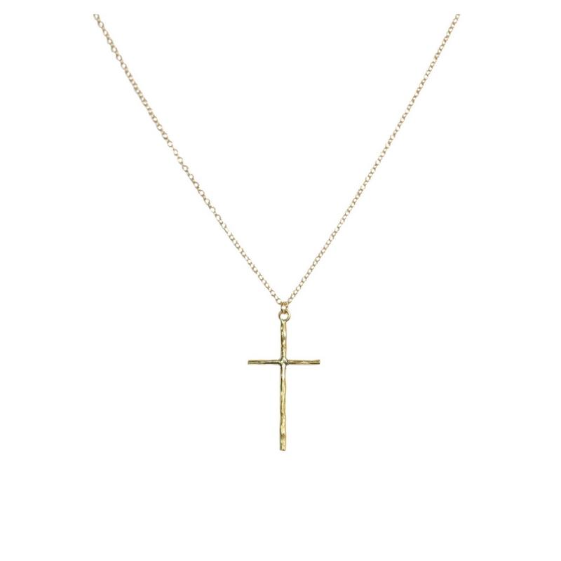Cross Drop Necklace