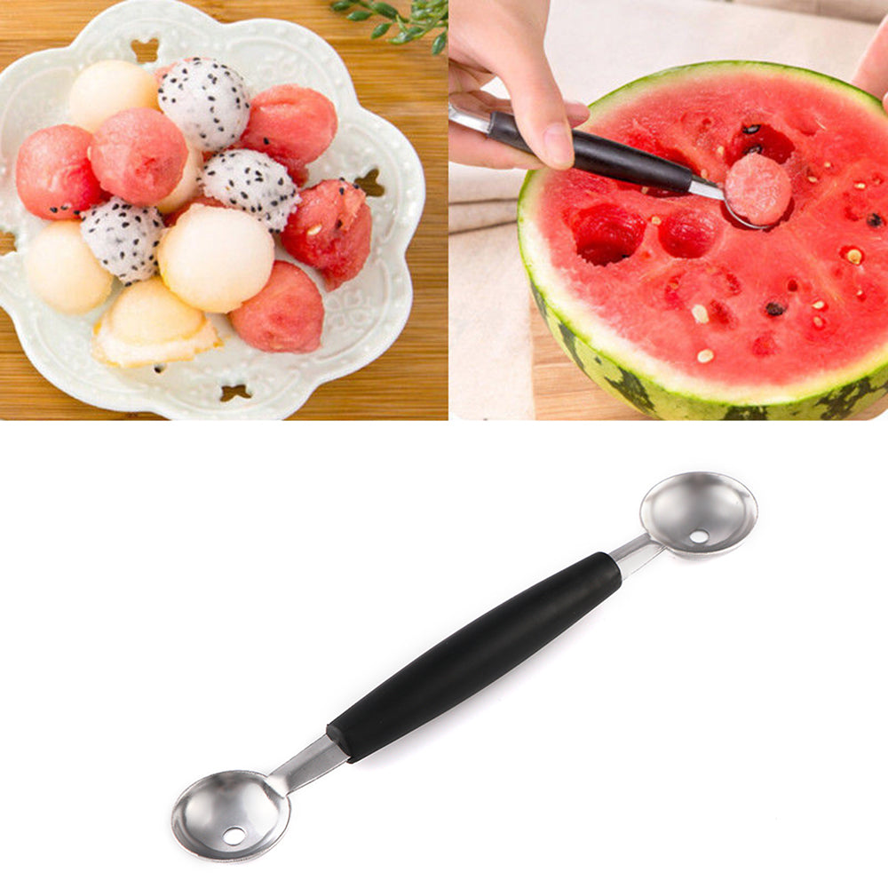 Double-end Stainless Steel Baller Fruit Spoon