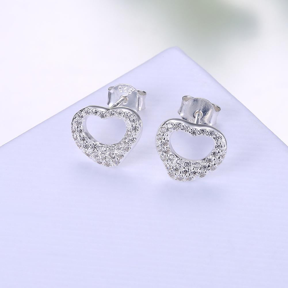 Sterling Silver Earring with Crystals