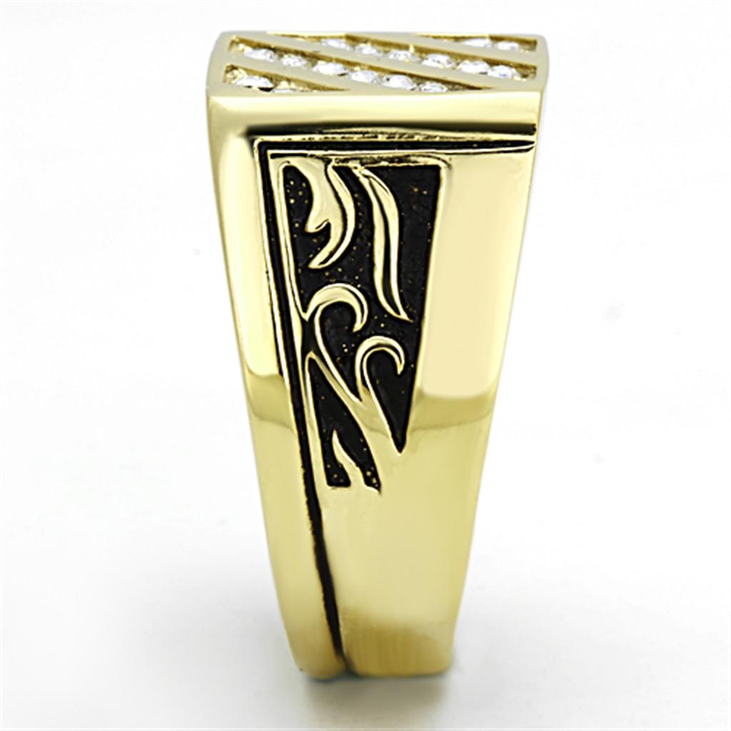 TK1189 IP Gold(Ion Plating) Stainless Steel Ring