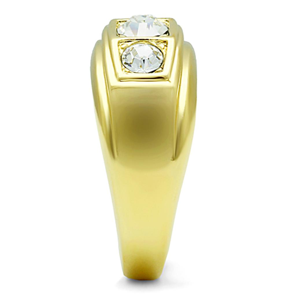 TK119G IP Gold(Ion Plating) Stainless Steel Ring