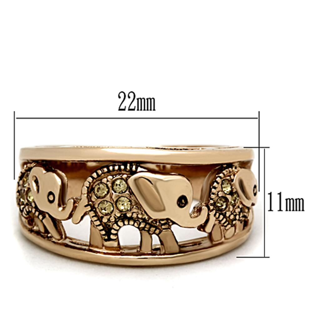 TK1380 IP Rose Gold(Ion Plating) Stainless Steel