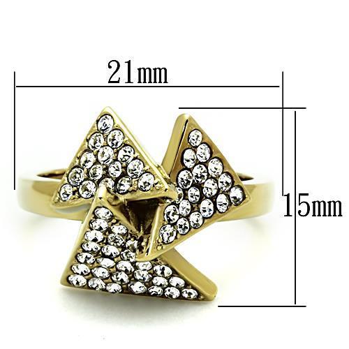 TK1485 IP Gold(Ion Plating) Stainless Steel Ring