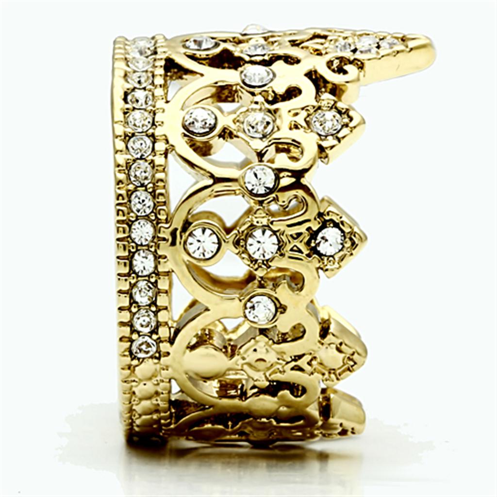 TK1507 IP Gold(Ion Plating) Stainless Steel Ring