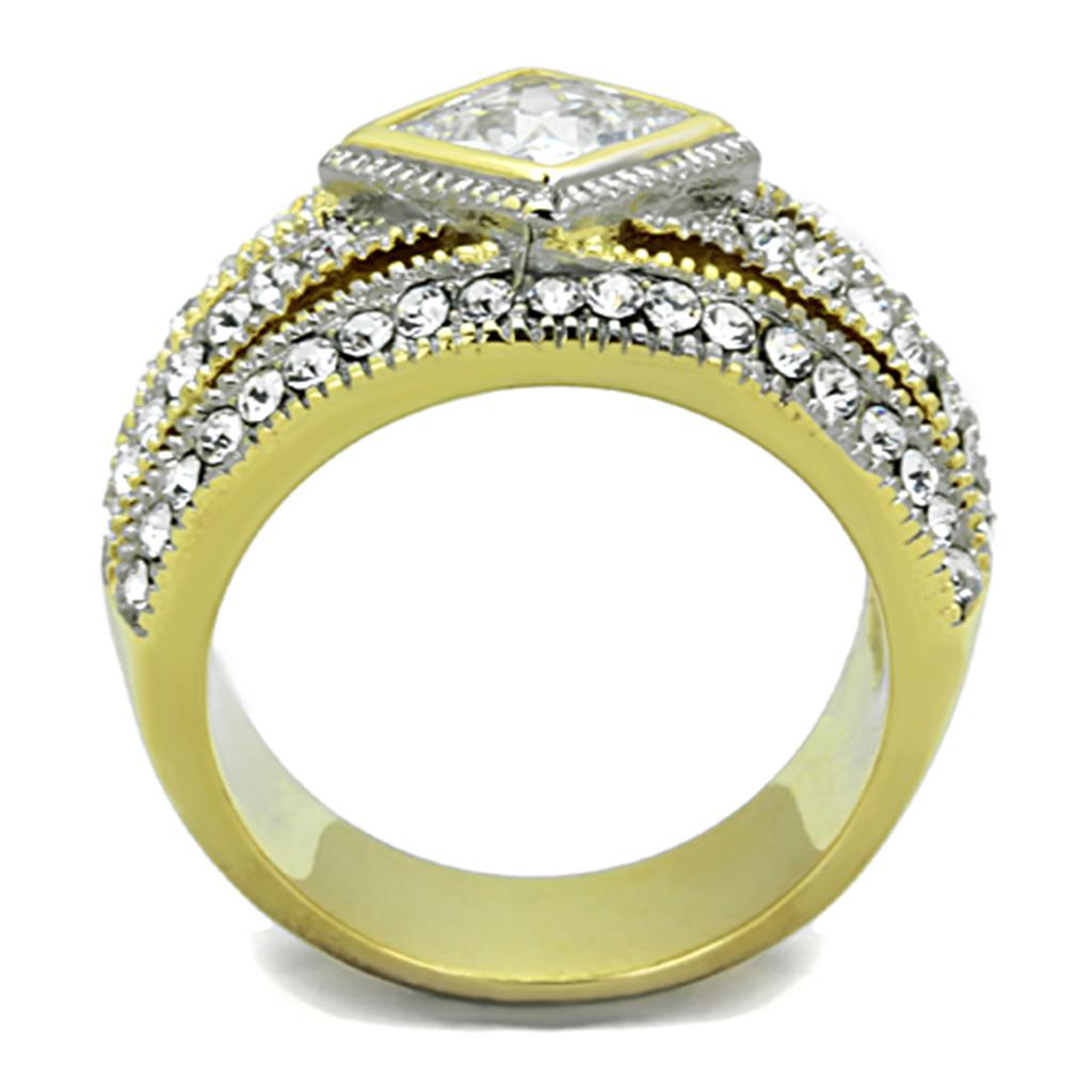 TK1551 Two-Tone IP Gold (Ion Plating) Stainless