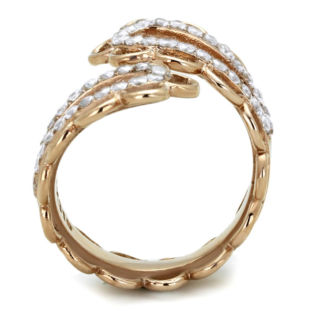 TK1633 IP Rose Gold(Ion Plating) Stainless Steel
