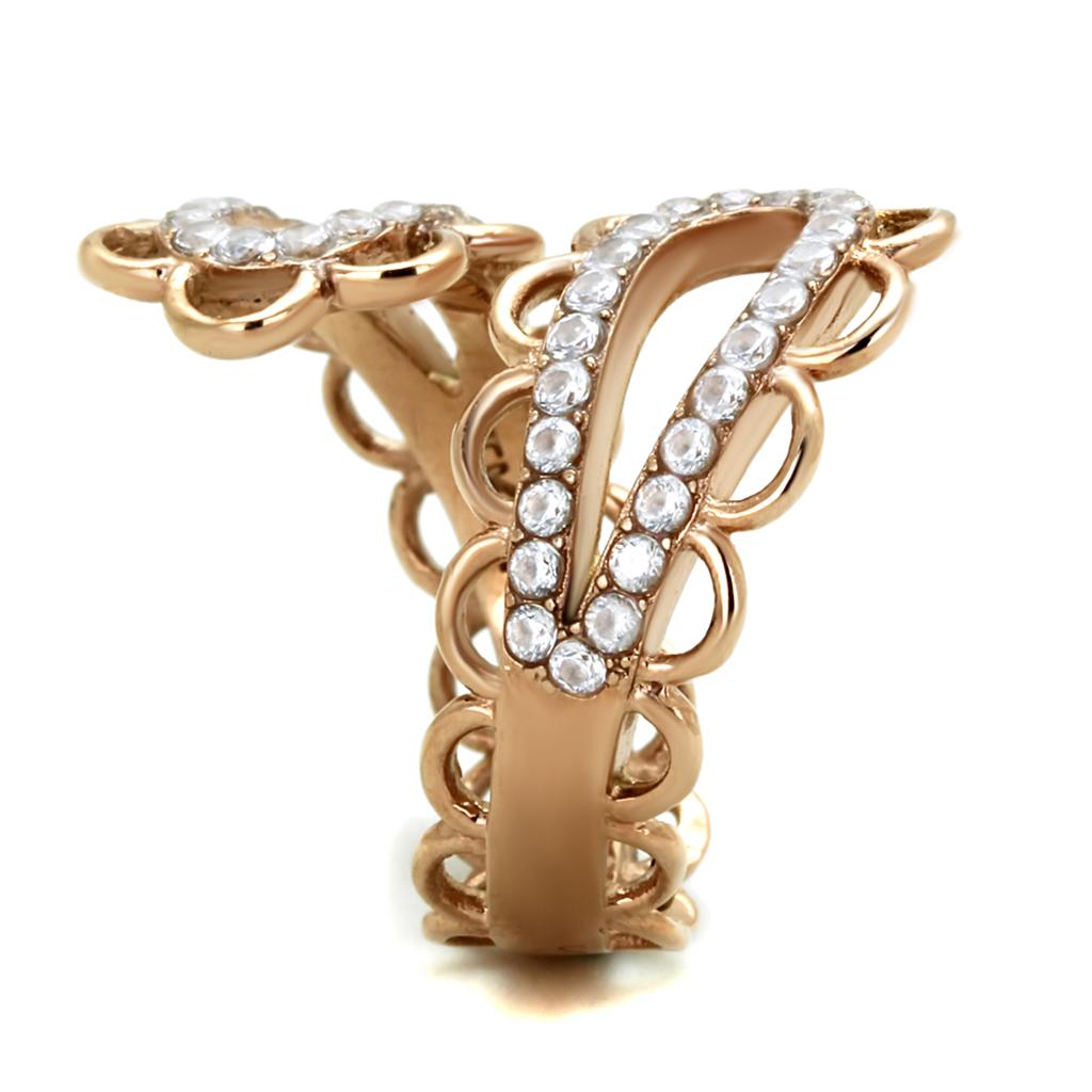 TK1633 IP Rose Gold(Ion Plating) Stainless Steel