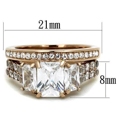 TK1690 IP Rose Gold(Ion Plating) Stainless Steel