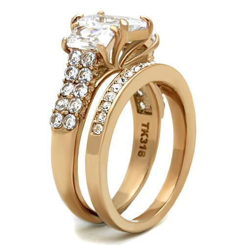 TK1690 IP Rose Gold(Ion Plating) Stainless Steel