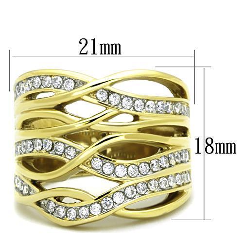 TK1699 Two-Tone IP Gold (Ion Plating) Stainless