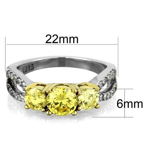 TK1795 Two-Tone IP Gold (Ion Plating) Stainless