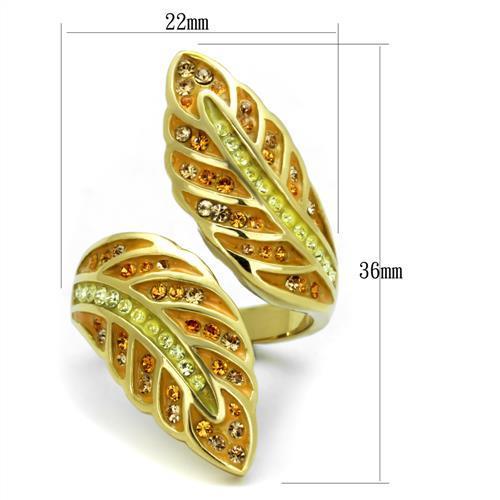 TK1849 IP Gold(Ion Plating) Stainless Steel Ring