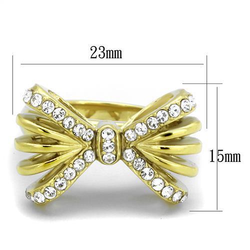 TK2128 IP Gold(Ion Plating) Stainless Steel Ring