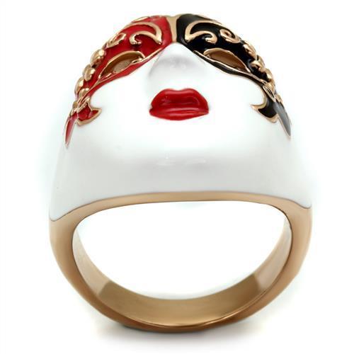 TK2142 IP Rose Gold(Ion Plating) Stainless Steel