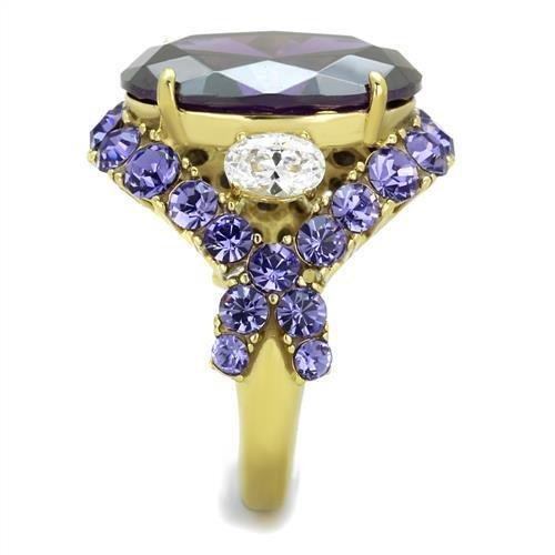 TK2160 IP Gold(Ion Plating) Stainless Steel Ring