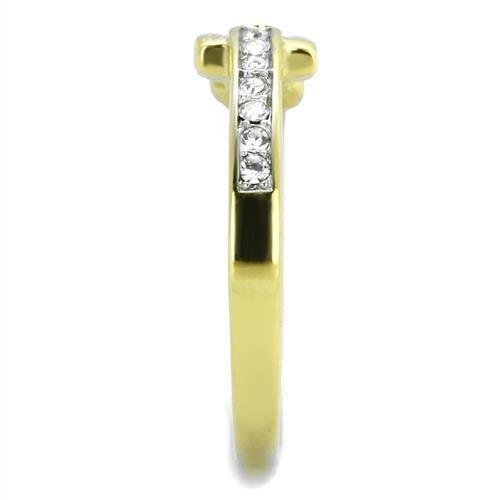 TK2164 Two-Tone IP Gold (Ion Plating) Stainless