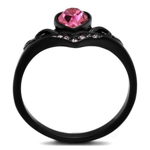 TK2192 IP Black(Ion Plating) Stainless Steel Ring