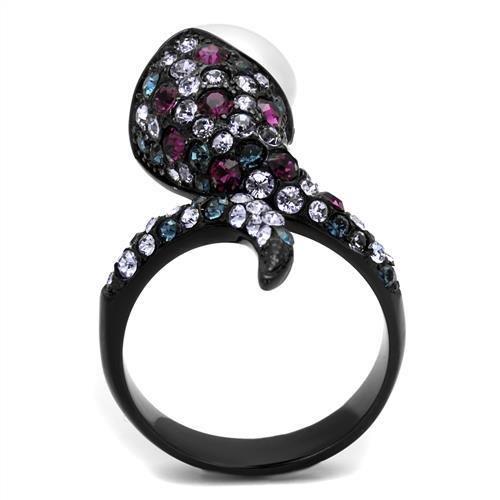TK2203 IP Black(Ion Plating) Stainless Steel Ring