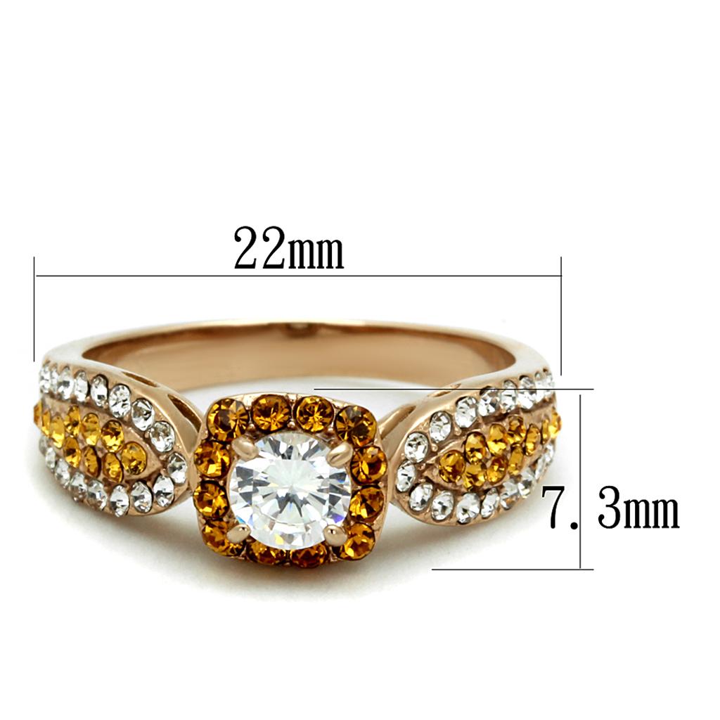 TK2250 IP Rose Gold(Ion Plating) Stainless Steel