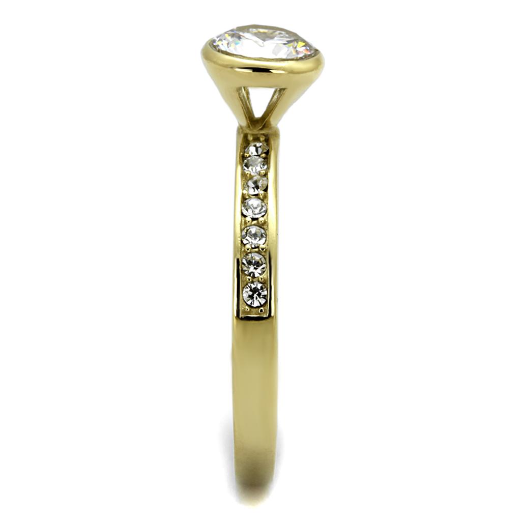 TK2254 IP Gold(Ion Plating) Stainless Steel Ring