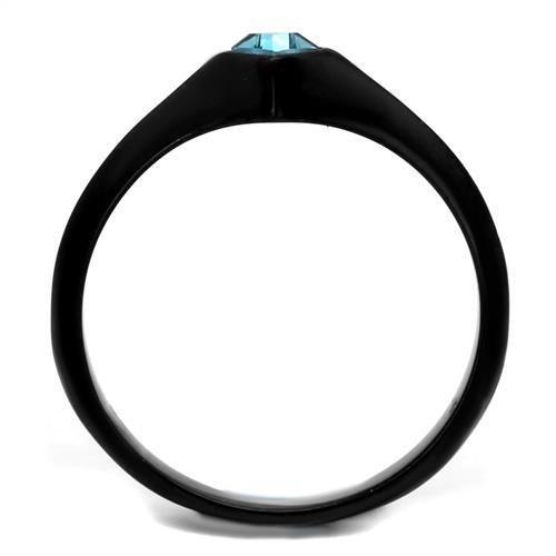 TK2284 IP Black(Ion Plating) Stainless Steel Ring