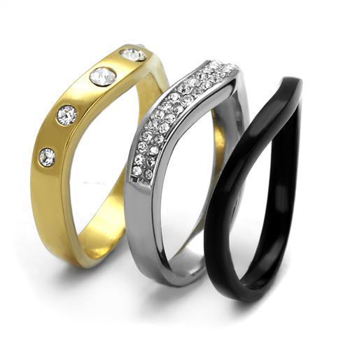 TK2299 IP Gold+ IP Black (Ion Plating) Stainless