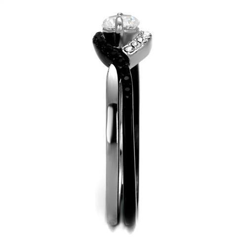 TK2301 Two-Tone IP Black (Ion Plating) Stainless