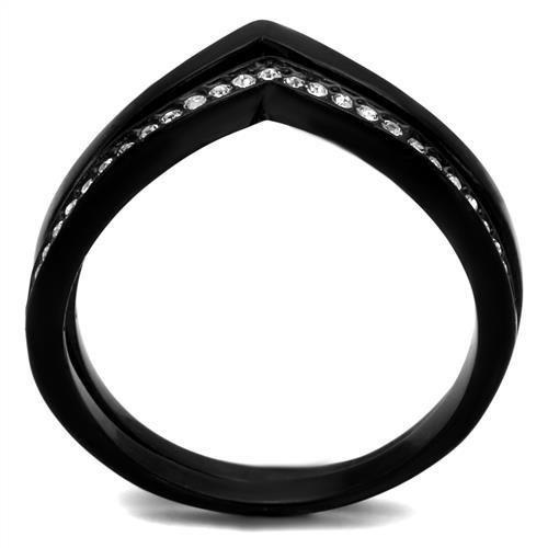 TK2302 IP Black(Ion Plating) Stainless Steel Ring