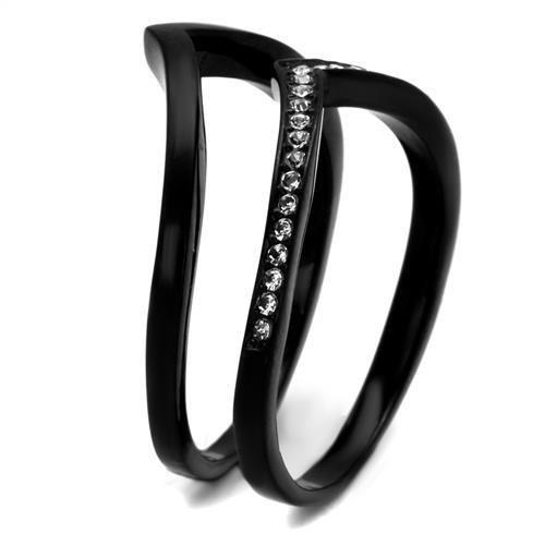 TK2302 IP Black(Ion Plating) Stainless Steel Ring