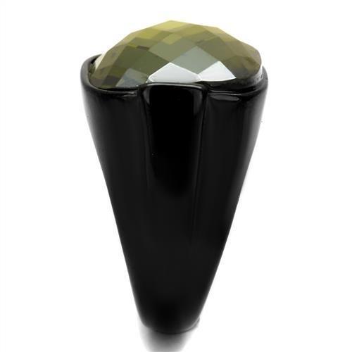 TK2639 IP Black(Ion Plating) Stainless Steel Ring