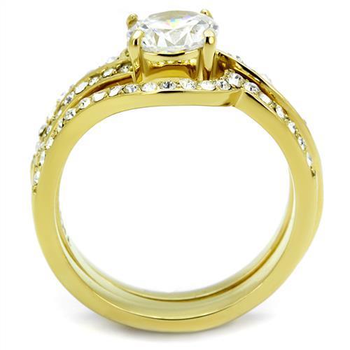 TK2742 IP Gold(Ion Plating) Stainless Steel Ring
