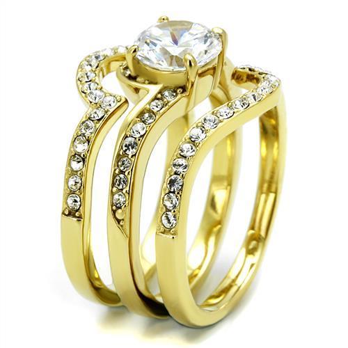 TK2742 IP Gold(Ion Plating) Stainless Steel Ring