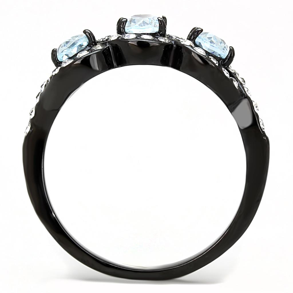 TK3050 IP Black(Ion Plating) Stainless Steel Ring