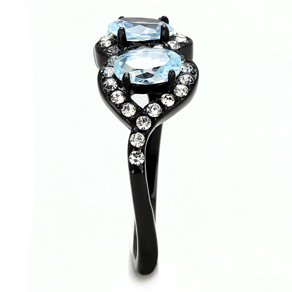 TK3050 IP Black(Ion Plating) Stainless Steel Ring