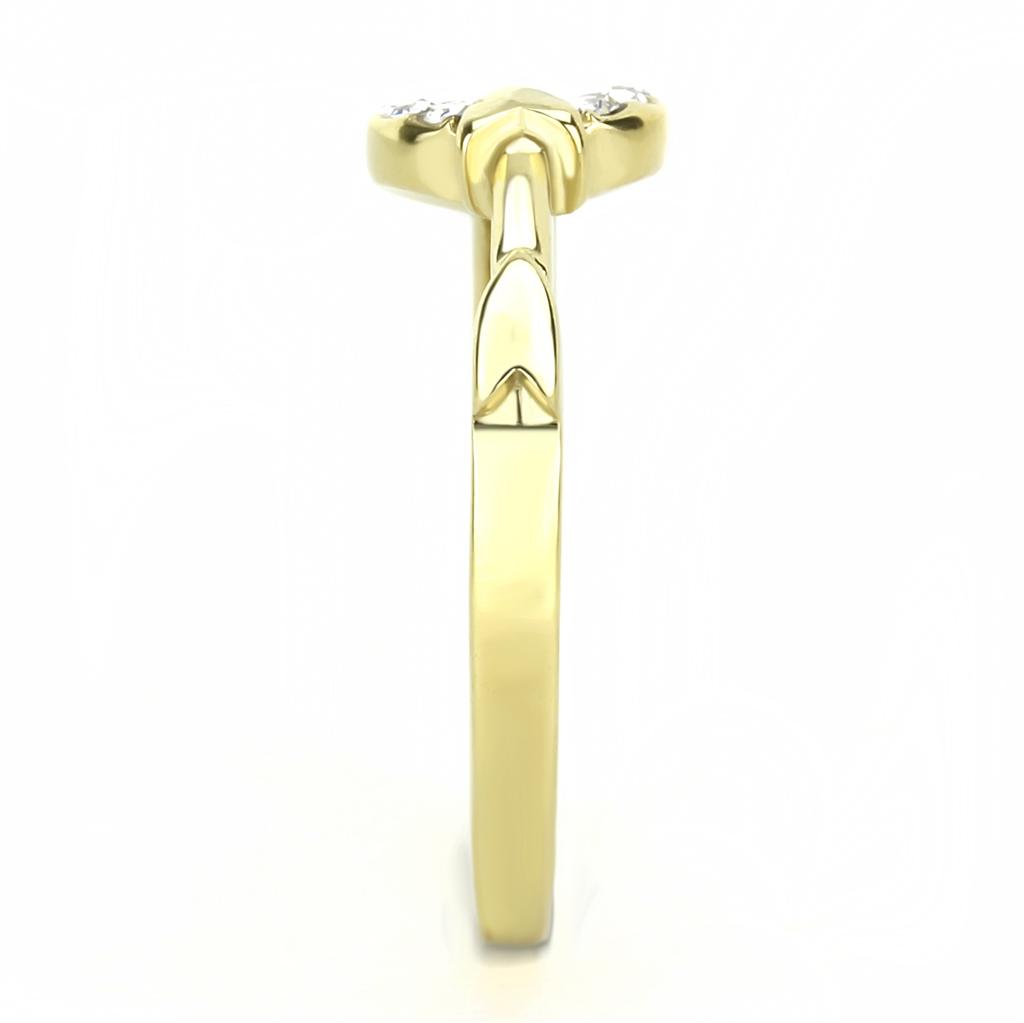 TK3439 IP Gold(Ion Plating) Stainless Steel Ring