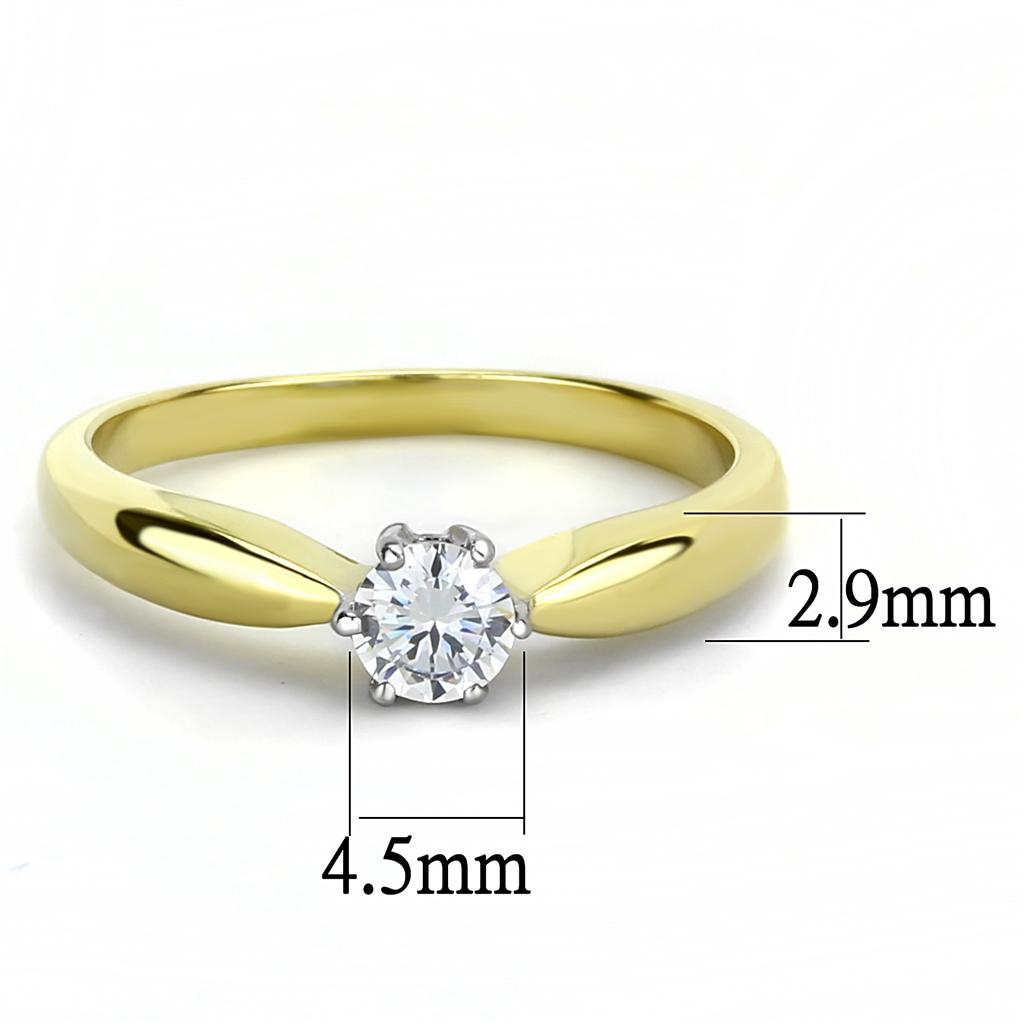 TK3440 Two-Tone IP Gold (Ion Plating) Stainless