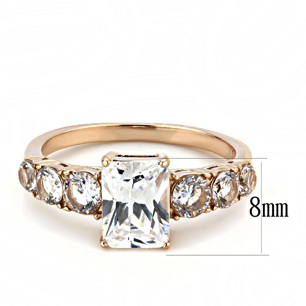 TK3517 IP Rose Gold(Ion Plating) Stainless Steel
