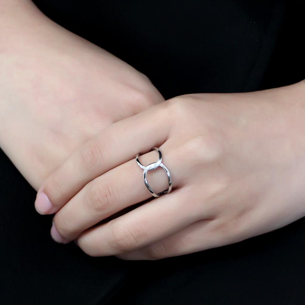 TK3585 No Plating Stainless Steel Ring with No