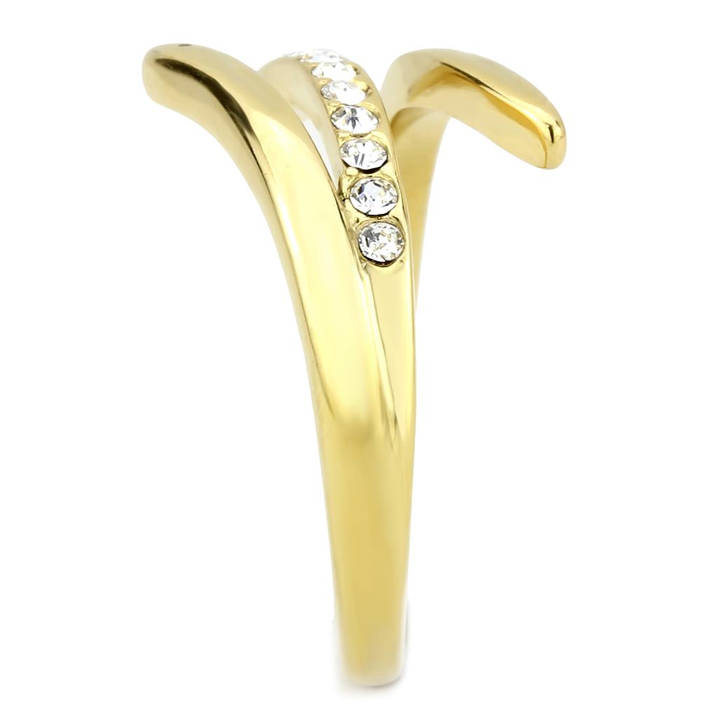 TK3590 IP Gold(Ion Plating) Stainless Steel Ring