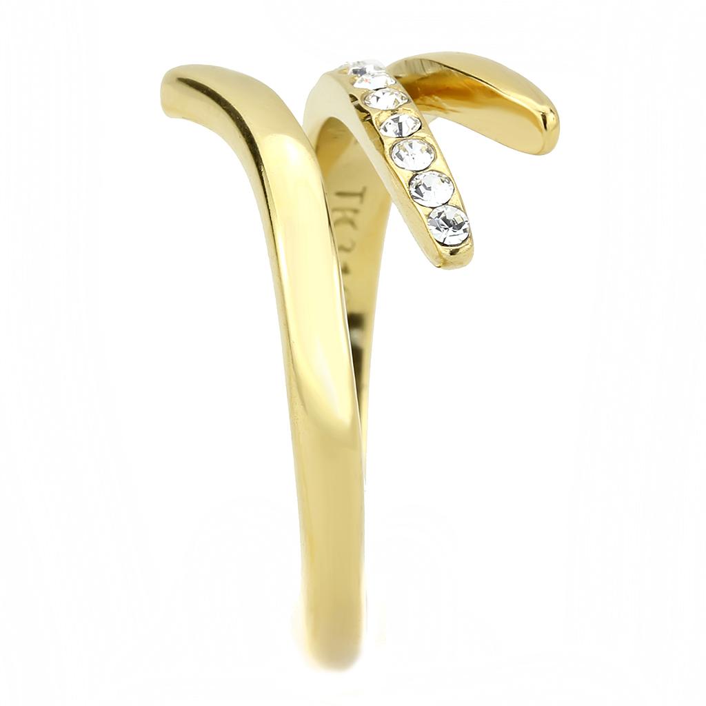 TK3590 IP Gold(Ion Plating) Stainless Steel Ring