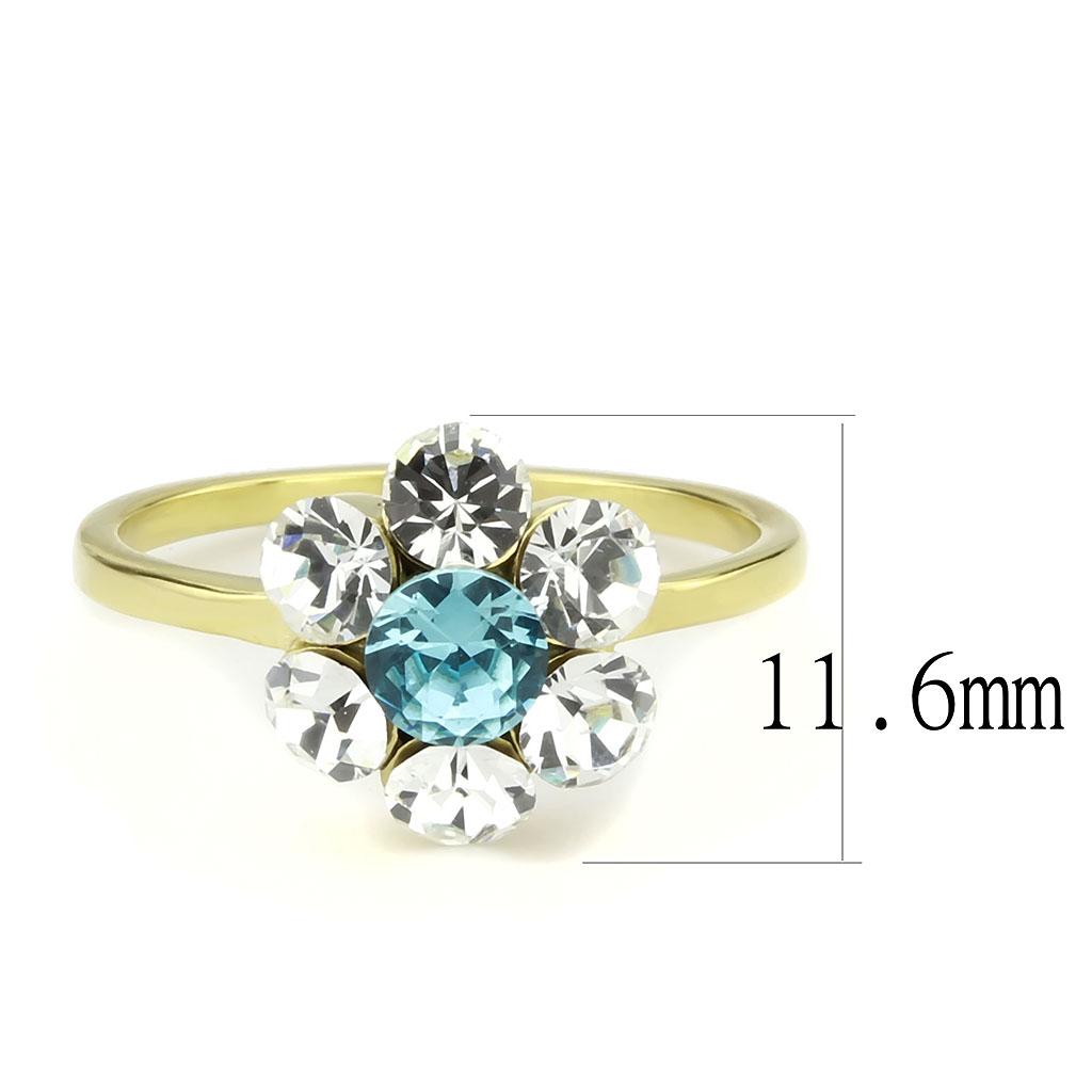 TK3642 IP Gold(Ion Plating) Stainless Steel Ring
