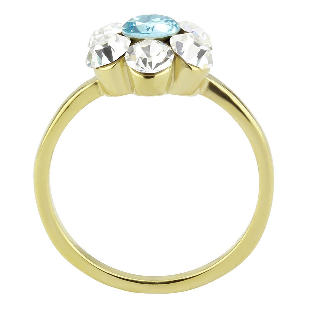 TK3642 IP Gold(Ion Plating) Stainless Steel Ring