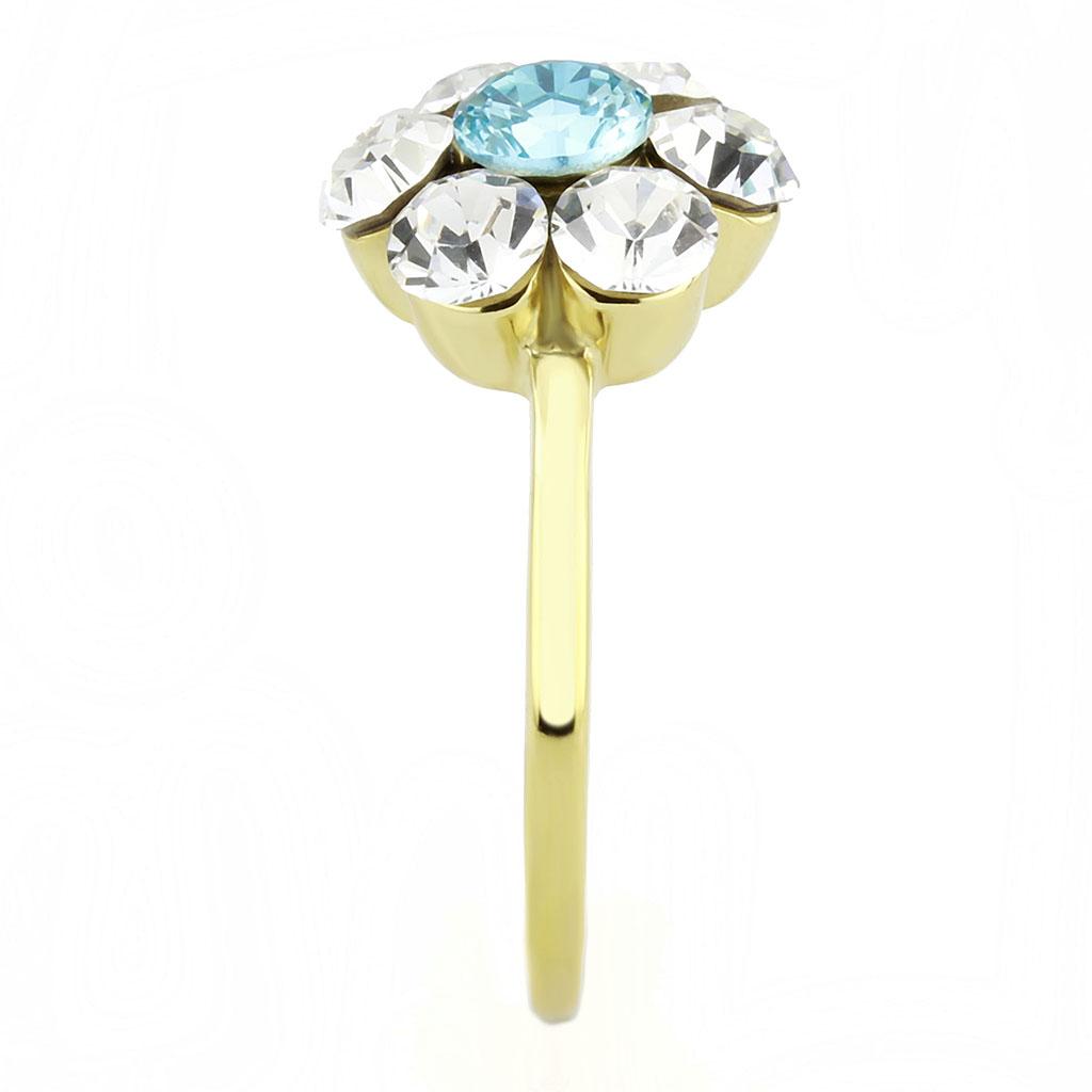 TK3642 IP Gold(Ion Plating) Stainless Steel Ring