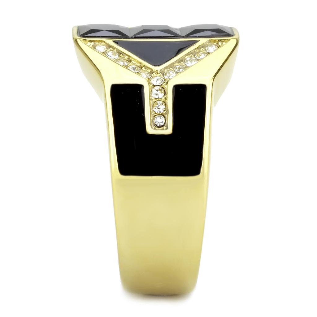 TK3721 IP Gold(Ion Plating) Stainless Steel Ring